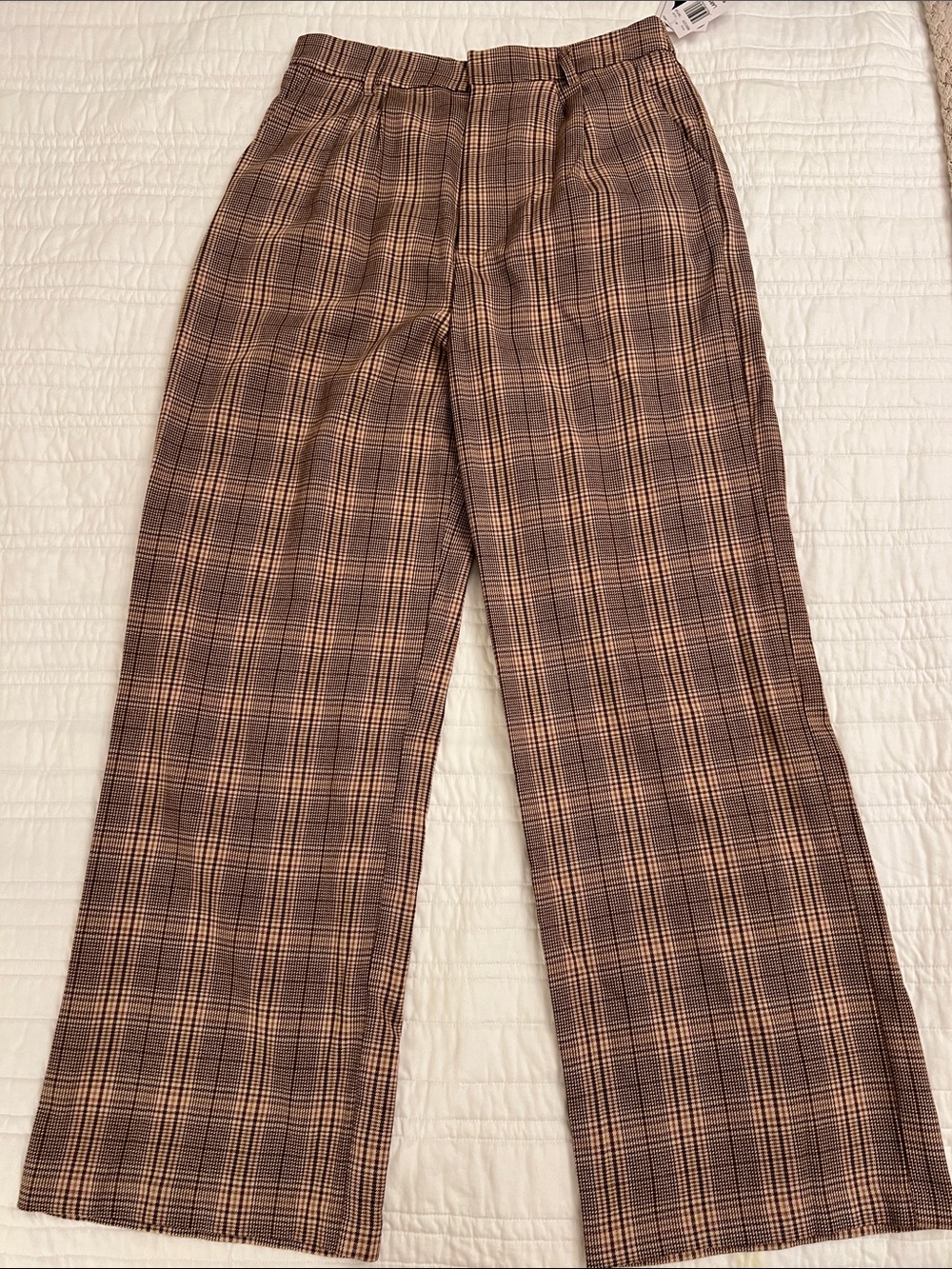 Tinseltown Brown Plaid Women’s Dress Pants